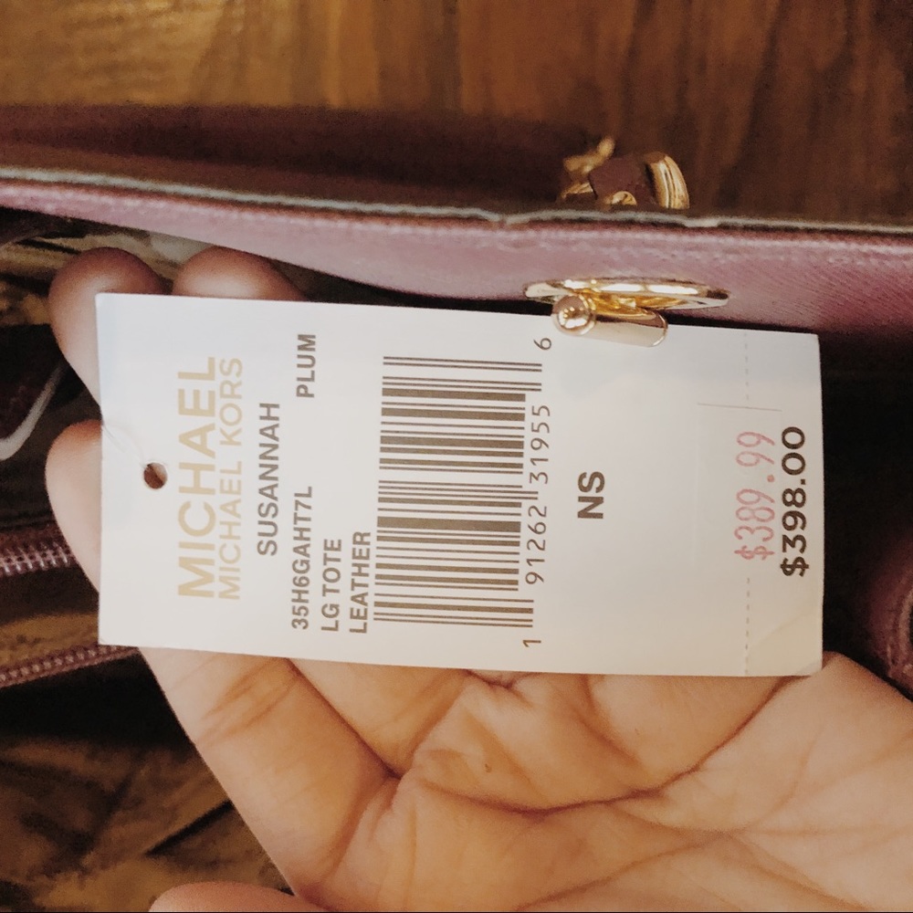NWT Michael Kors purse Plum - Picture 3 of 4